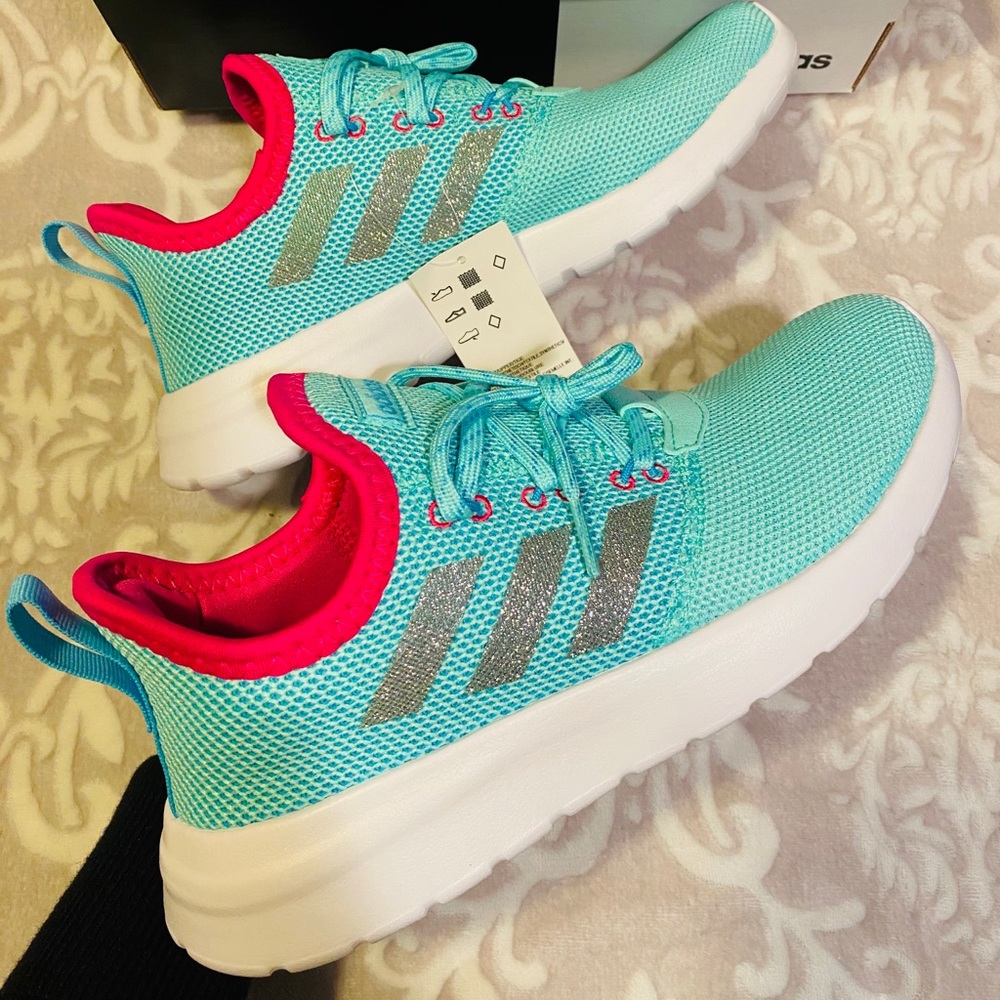 ADIDAS LITE RACER RBN BIG KIDS SHOES 💕💚